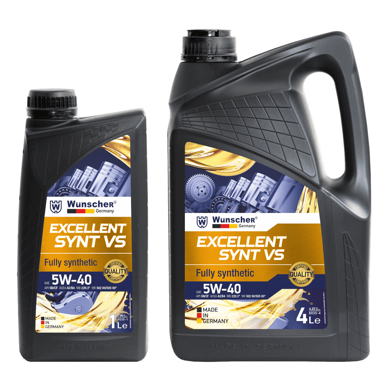 ExcellentSynt ძრავის ზეთი 5W-40 A3/B4