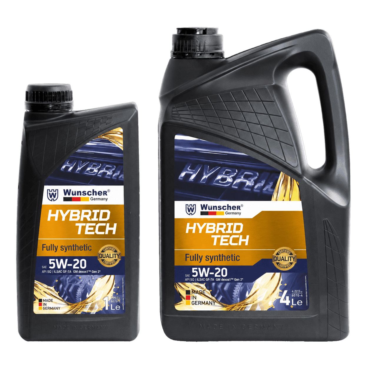 Hybridtech ძრავის ზეთი 5W-20 SQ GF-7A