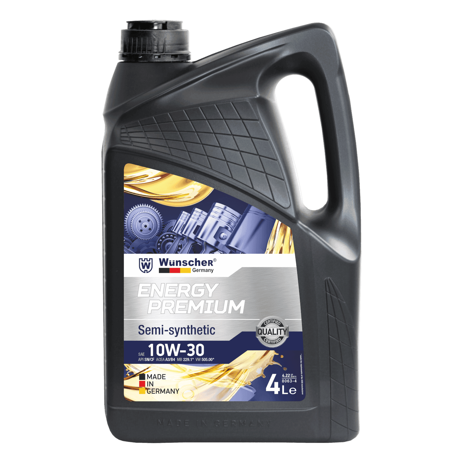 Energy Premium ძრავის ზეთი 10W30 SN