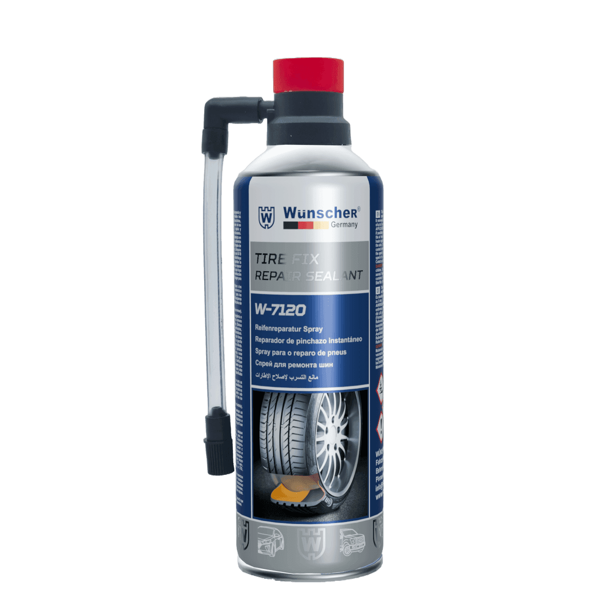 W7120 TireFix საბურავის შემკეთებელი შემაჭიმი